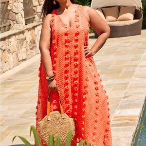 Women's Orange Dress